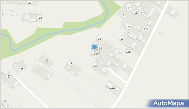 Czerniejów, Czerniejów, 17A, mapa Czerniejów