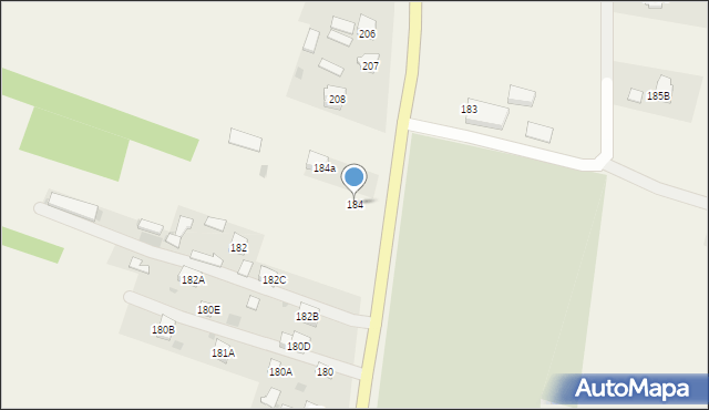 Czerniejów, Czerniejów, 184, mapa Czerniejów