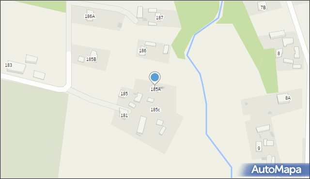 Czerniejów, Czerniejów, 185A, mapa Czerniejów