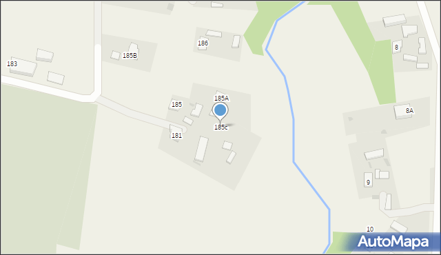 Czerniejów, Czerniejów, 185c, mapa Czerniejów