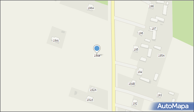 Czerniejów, Czerniejów, 194a, mapa Czerniejów