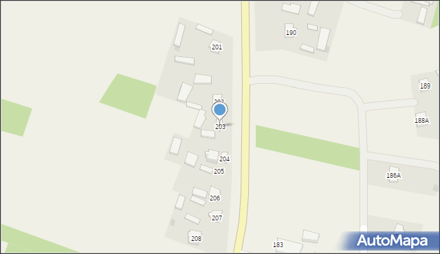 Czerniejów, Czerniejów, 203, mapa Czerniejów