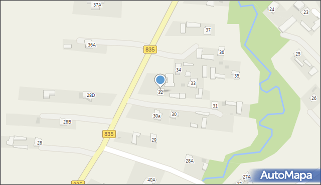 Czerniejów, Czerniejów, 32, mapa Czerniejów