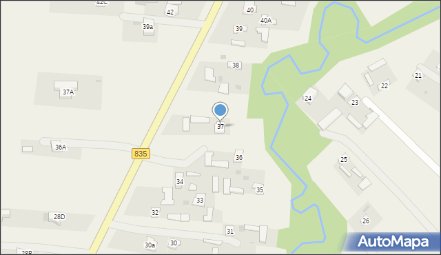 Czerniejów, Czerniejów, 37, mapa Czerniejów