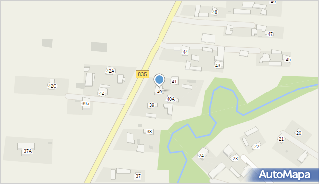 Czerniejów, Czerniejów, 40, mapa Czerniejów