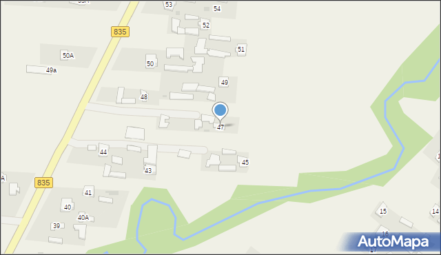 Czerniejów, Czerniejów, 47, mapa Czerniejów