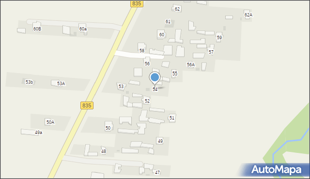 Czerniejów, Czerniejów, 54, mapa Czerniejów