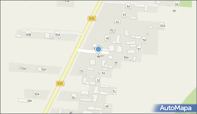 Czerniejów, Czerniejów, 56, mapa Czerniejów