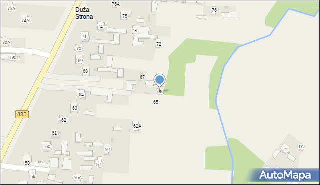 Czerniejów, Czerniejów, 66, mapa Czerniejów