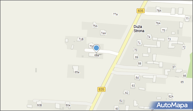 Czerniejów, Czerniejów, 69a, mapa Czerniejów