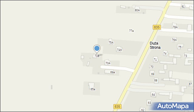 Czerniejów, Czerniejów, 71B, mapa Czerniejów