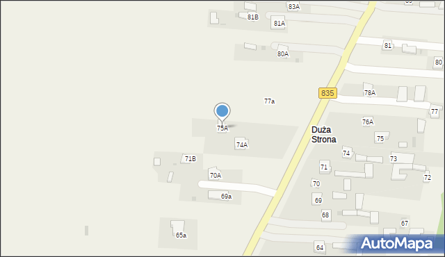 Czerniejów, Czerniejów, 75A, mapa Czerniejów