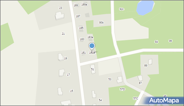 Czerniewo, Czerniewo, 181a, mapa Czerniewo