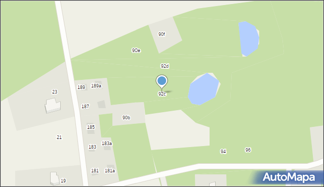 Czerniewo, Czerniewo, 92c, mapa Czerniewo