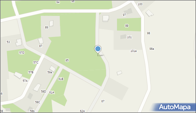 Czerniewo, Czerniewo, 93b, mapa Czerniewo