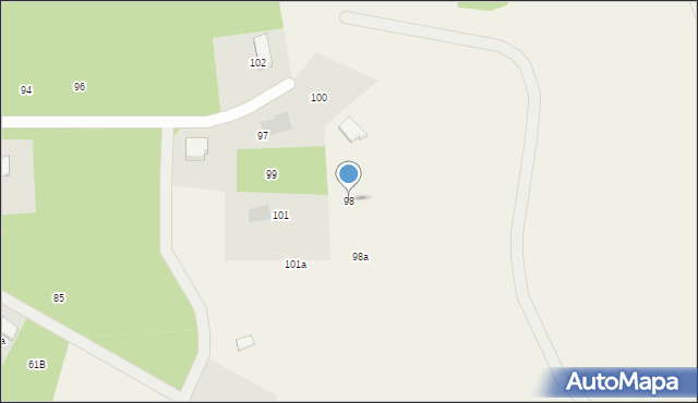Czerniewo, Czerniewo, 98, mapa Czerniewo