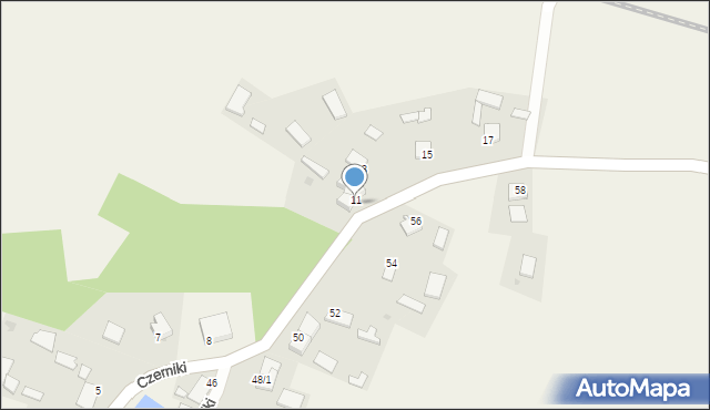 Czerniki, Czerniki, 11/2, mapa Czerniki