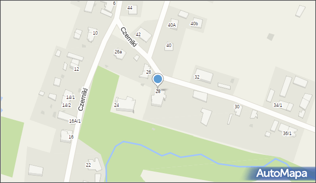 Czerniki, Czerniki, 28, mapa Czerniki