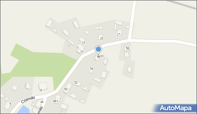 Czerniki, Czerniki, 56, mapa Czerniki