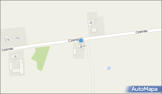 Czerniki, Czerniki, 29, mapa Czerniki
