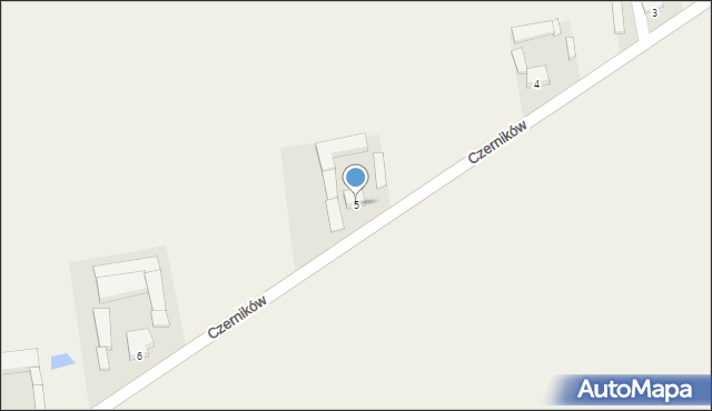 Czerników, Czerników, 5, mapa Czerników