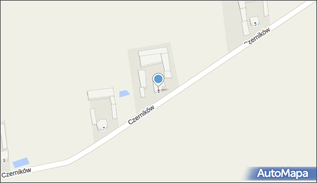 Czerników, Czerników, 6, mapa Czerników