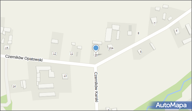 Czerników Opatowski, Czerników Opatowski, 10, mapa Czerników Opatowski