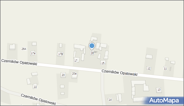 Czerników Opatowski, Czerników Opatowski, 16, mapa Czerników Opatowski