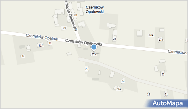 Czerników Opatowski, Czerników Opatowski, 27a, mapa Czerników Opatowski