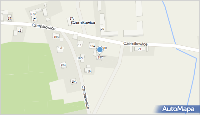 Czernikowice, Czernikowice, 18C, mapa Czernikowice