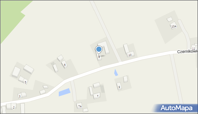 Czernikowice, Czernikowice, 8, mapa Czernikowice