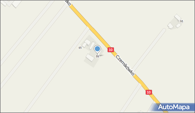 Czernikówko, Czernikówko, 64, mapa Czernikówko