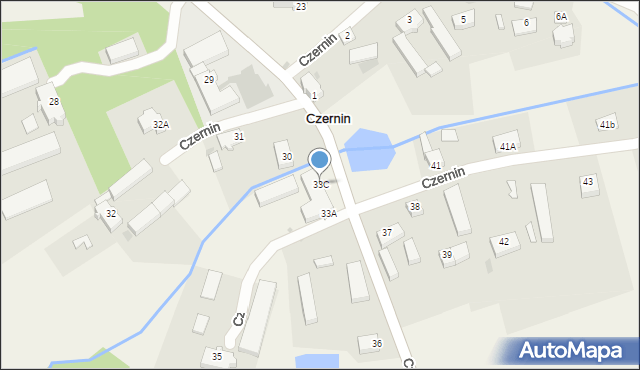 Czernin, Czernin, 33C, mapa Czernin