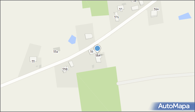 Czernin, Czernin, 56A, mapa Czernin