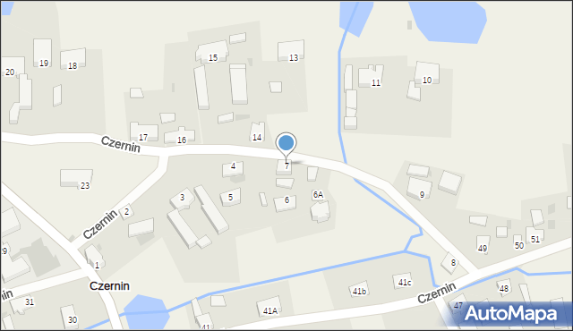 Czernin, Czernin, 7, mapa Czernin