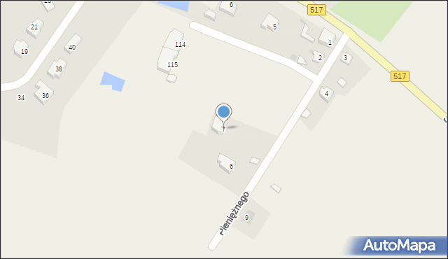 Czernin, Czernin, 7, mapa Czernin