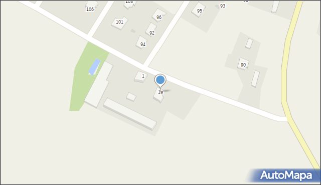 Czersk Koszaliński, Czersk Koszaliński, 1a, mapa Czersk Koszaliński