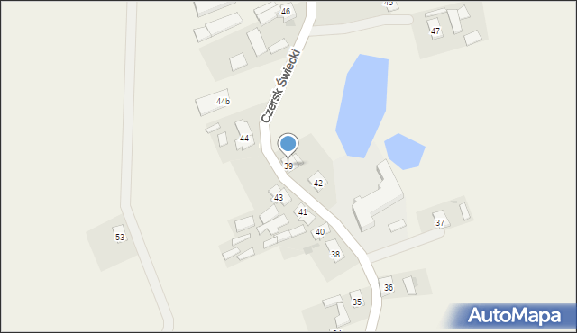 Czersk Świecki, Czersk Świecki, 39, mapa Czersk Świecki