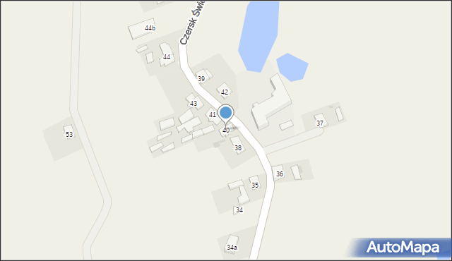 Czersk Świecki, Czersk Świecki, 40, mapa Czersk Świecki