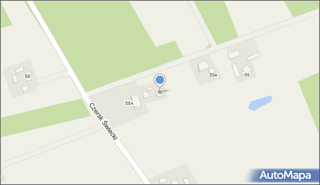 Czersk Świecki, Czersk Świecki, 66, mapa Czersk Świecki