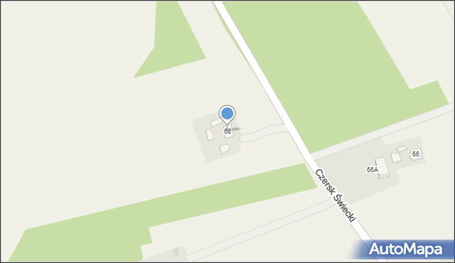 Czersk Świecki, Czersk Świecki, 68, mapa Czersk Świecki
