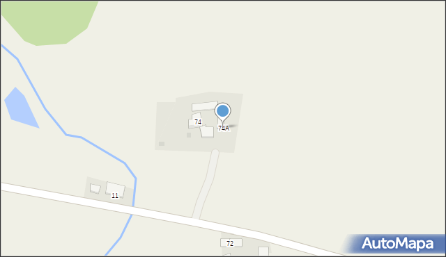 Czersk Świecki, Czersk Świecki, 74A, mapa Czersk Świecki