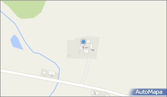 Czersk Świecki, Czersk Świecki, 74B, mapa Czersk Świecki