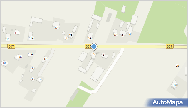 Czerśl, Czerśl, 5, mapa Czerśl