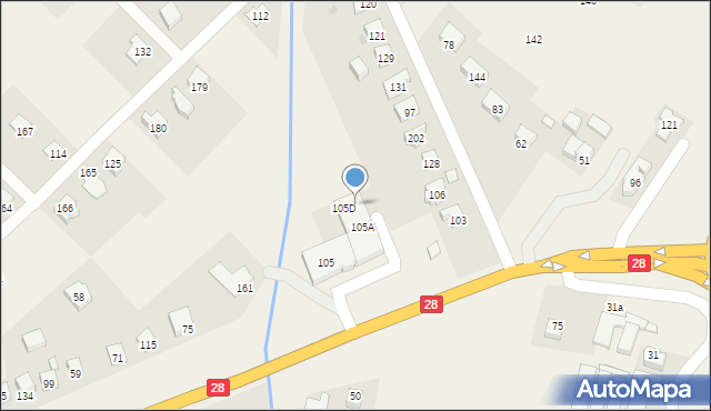 Czerteż, Czerteż, 105E, mapa Czerteż