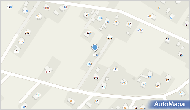 Czerteż, Czerteż, 136, mapa Czerteż