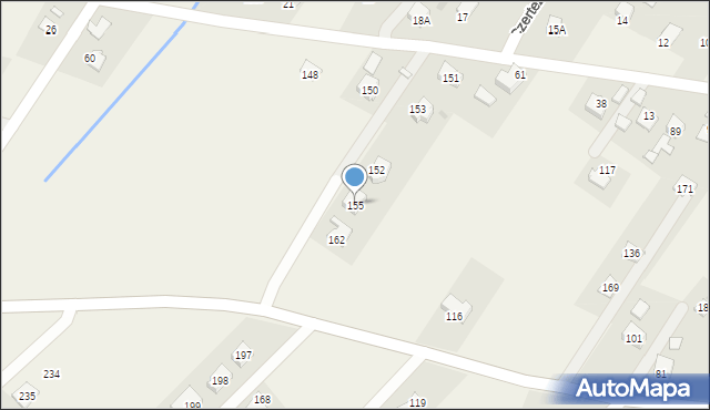 Czerteż, Czerteż, 155, mapa Czerteż