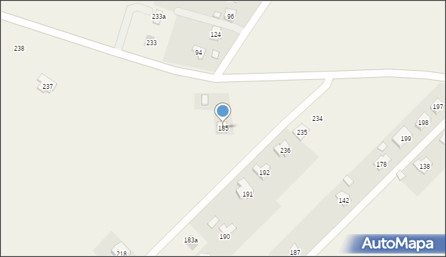 Czerteż, Czerteż, 185, mapa Czerteż