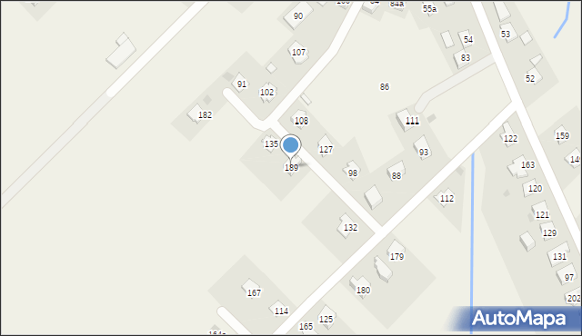 Czerteż, Czerteż, 189, mapa Czerteż