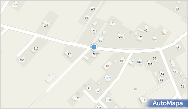 Czerteż, Czerteż, 56, mapa Czerteż